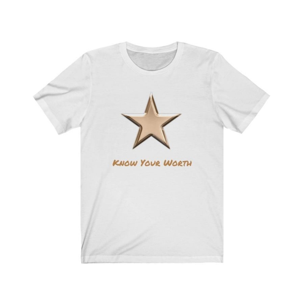 SBC White Know Your Worth Short Sleeve Tee